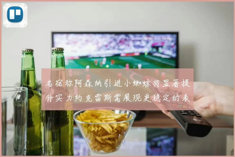 名宿称阿森纳引进小蜘蛛将显著提升实力约克雷斯需展现更稳定的表现