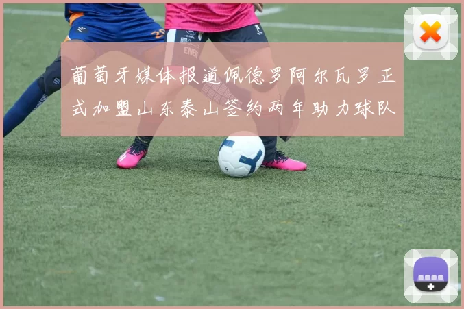葡萄牙媒体报道佩德罗阿尔瓦罗正式加盟山东泰山签约两年助力球队发展
